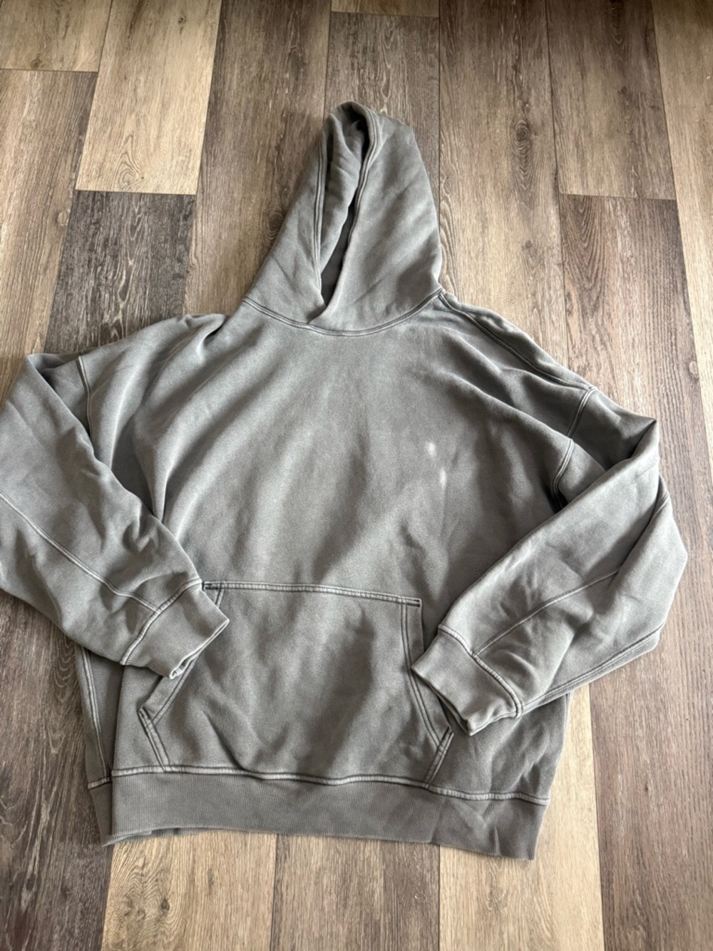 Abercrombie & Fitch Men's Hooded Pullover - Slate Gray